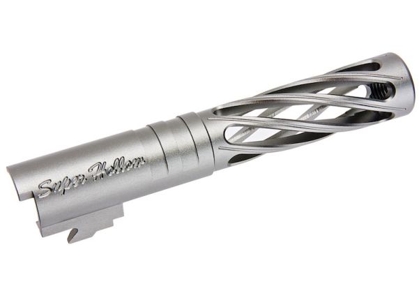 Dr. Black Hi-Capa 4.3 GBB アウターバレル (タイプディンギング、6063 アルミニウム / アルミ、グレー)