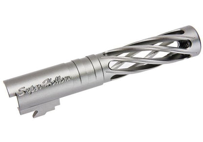 Dr. Black Hi-Capa 4.3 GBB アウターバレル (タイプディンギング、6063 アルミニウム / アルミ、グレー)