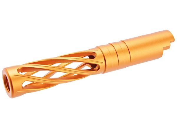 Dr. Black Hi-Capa 4.3 GBBアウターバレル（タイプディンギング、6063アルミニウム / アルミ、オレンジ）