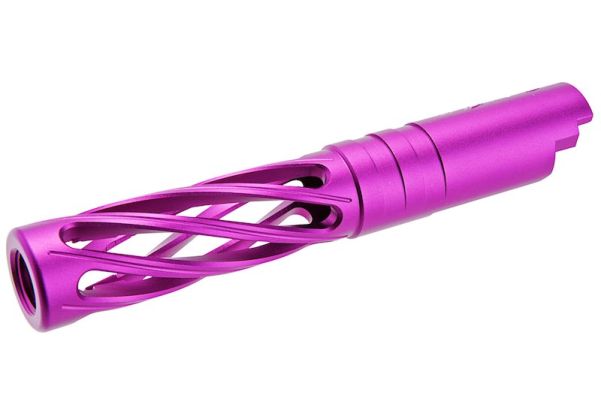 Dr. Black Hi-Capa 4.3 GBBアウターバレル（タイプディンギング、6063アルミニウム / アルミ、紫）