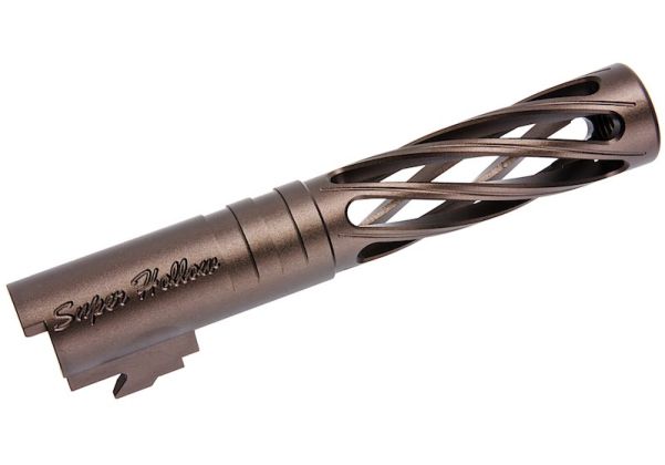 Dr.Black HI-CAPA 4.3 GBB アウターバレル (タイプディンギング、6063 アルミニウム / アルミ、タン)