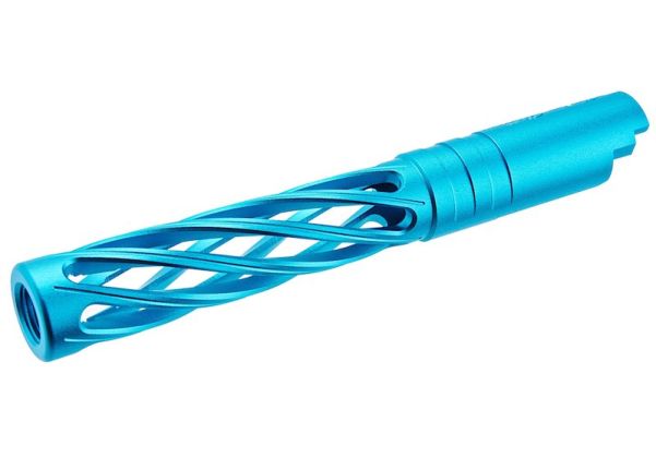 Dr. Black HI-CAPA 5.1 GBB アウターバレル (タイプディンギング、6063 アルミニウム / アルミ、アクア)