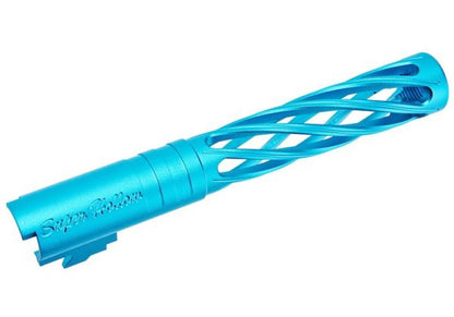 Dr. Black HI-CAPA 5.1 GBB アウターバレル (タイプディンギング、6063 アルミニウム / アルミ、アクア)