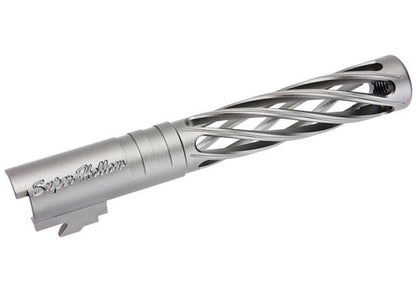 Dr. Black Hi-Capa 5.1 GBB アウターバレル (タイプディンギング、6063 アルミニウム / アルミ、グレー)