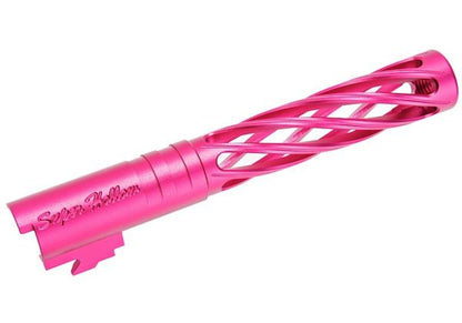 Dr. Black Hi-Capa 5.1 GBB アウターバレル (タイプディンギング、6063 アルミニウム / アルミ、マゼンタ)