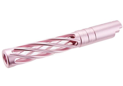 Dr. Black Hi-Capa 5.1 GBBアウターバレル（タイプディンギング、6063アルミニウム / アルミ、ピンク）