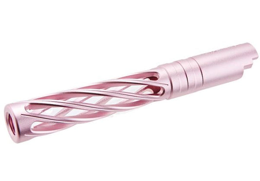Dr. Black Hi-Capa 5.1 GBBアウターバレル（タイプディンギング、6063アルミニウム / アルミ、ピンク）