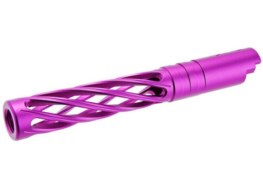 Dr.Black HI-CAPA 5.1 GBB アウターバレル (タイプディンギング、6063 アルミニウム / アルミ、紫)