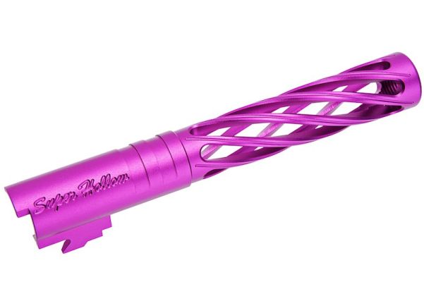 Dr.Black HI-CAPA 5.1 GBB アウターバレル (タイプディンギング、6063 アルミニウム / アルミ、紫)