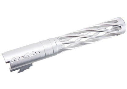 Dr.Black HI-CAPA 5.1 GBB アウターバレル (型打、6063 アルミニウム / アルミ、銀(ぎん))