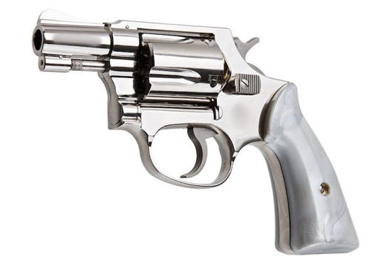 TANAKA S&W M36 2 インチ スクエア バット トラビス モデル - ニッケル仕上げモデルガン