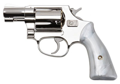 TANAKA S&W M36 2 インチ スクエア バット トラビス モデル - ニッケル仕上げモデルガン