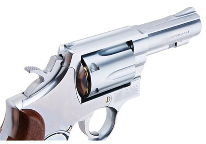 TANAKA S&W M65 .357 マグナム 3 インチ ステンレス フィニッシュ バージョン。 3 モデルガン(グリップアダプターシルバー付)