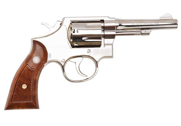 TANAKA S&W M10 ミリタリー&ポリス 4インチ VER.3 モデルガン - ニッケル仕上げ