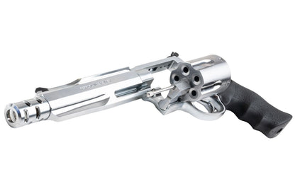 Tanaka S&W M500 パフォーマンスセンター ガスリボルバー (Ver. 2、6.5インチ) - ステンレス仕上げ