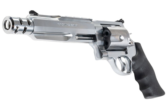 Tanaka S&W M500 パフォーマンスセンター ガスリボルバー (Ver. 2、6.5インチ) - ステンレス仕上げ