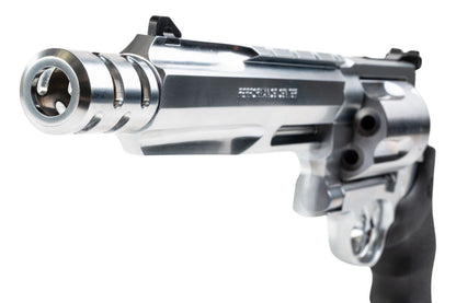 Tanaka S&W M500 パフォーマンスセンター ガスリボルバー (Ver. 2、6.5インチ) - ステンレス仕上げ