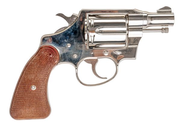 Tanaka コルト探偵スペシャル2インチ第2版Rモデルニッケルモデルガン