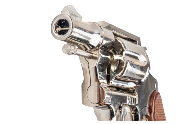 Tanaka コルト探偵スペシャル2インチ第2版Rモデルニッケルモデルガン