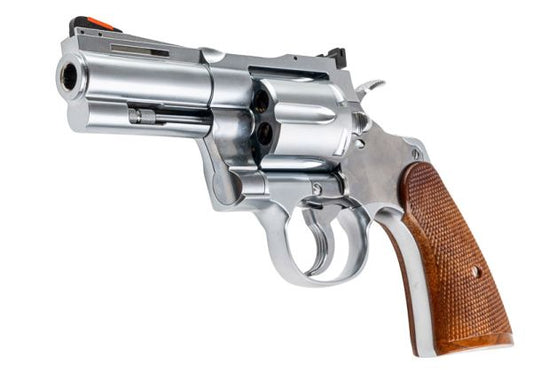 Tanaka コルトパイソン 3インチ Rモデル モデルガン（ステンレス仕上げ）