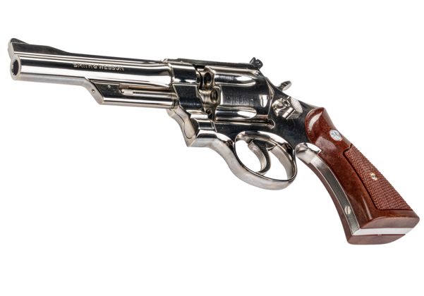 Tanaka S&W M27 .357マグナムモデルガン（5インチ） - ニッケル仕上げ
