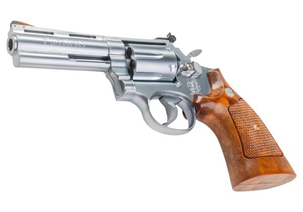 Tanaka SMOLT リボルバー 4インチ スクエアバット ステンレス仕上げ バージョン3 モデルガン