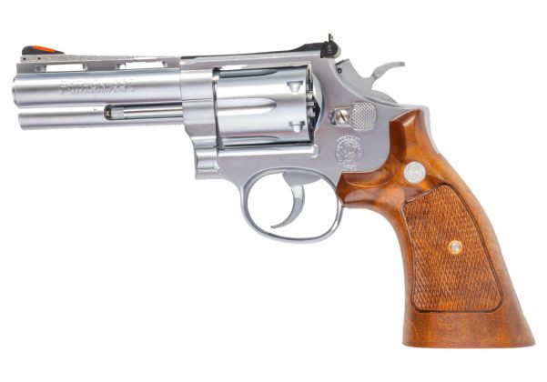 Tanaka SMOLT リボルバー 4インチ スクエアバット ステンレス仕上げ バージョン3 モデルガン
