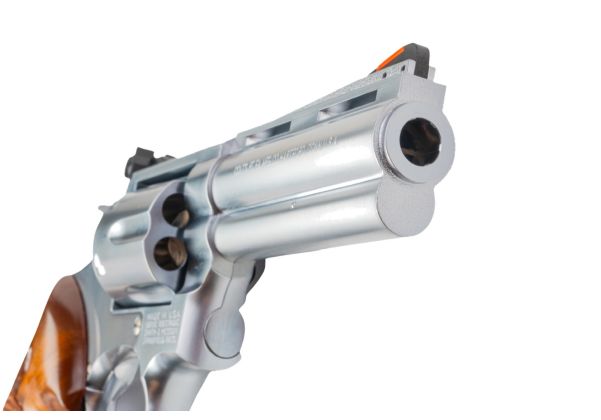 Tanaka SMOLT リボルバー 4インチ スクエアバット ステンレス仕上げ バージョン3 モデルガン