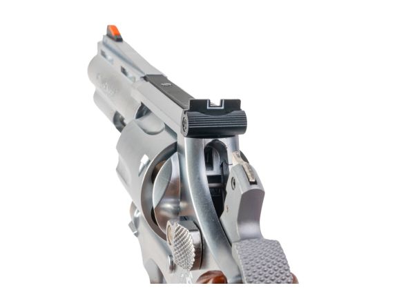 Tanaka SMOLT リボルバー 4インチ スクエアバット ステンレス仕上げ バージョン3 モデルガン