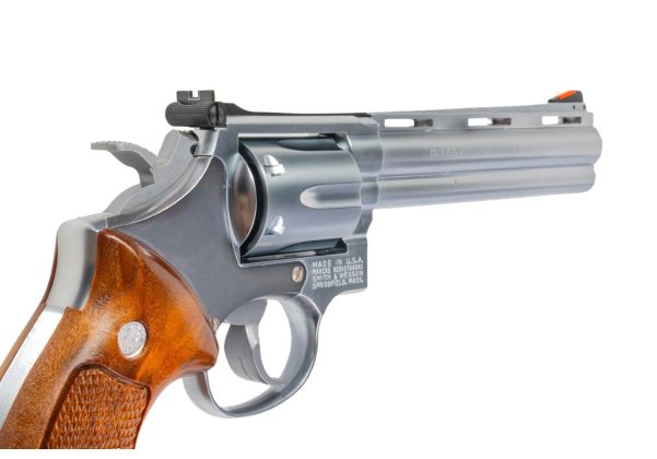 Tanaka SMOLT リボルバー 6インチ スクエアバット ステンレス仕上げ バージョン3 モデルガン