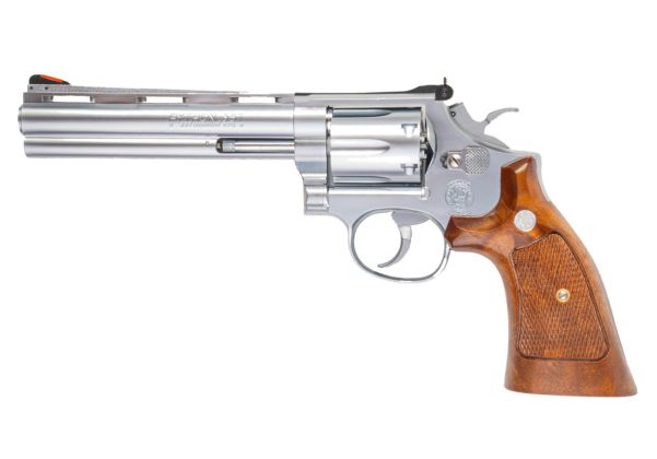 Tanaka SMOLT リボルバー 6インチ スクエアバット ステンレス仕上げ バージョン3 モデルガン