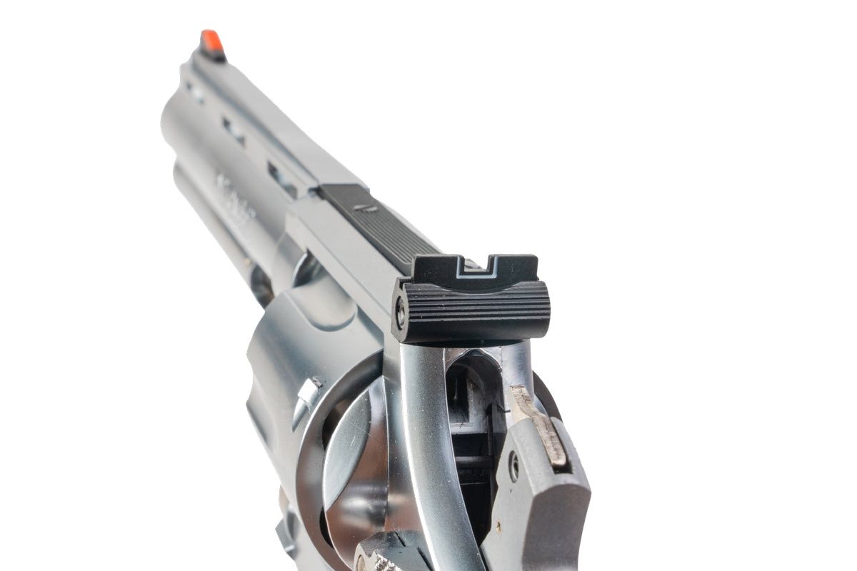 Tanaka SMOLT リボルバー 6インチ スクエアバット ステンレス仕上げ バージョン3 モデルガン