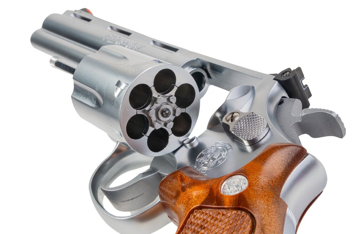 Tanaka SMOLT リボルバー 6インチ スクエアバット ステンレス仕上げ バージョン3 モデルガン