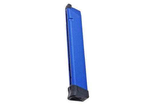 TTI Airsoft 軽量ガスマガジン VFC / Tokyo Marui / WE Gシリーズ / AAP01用（50発、アルミニウム / アルミ、ブルー）