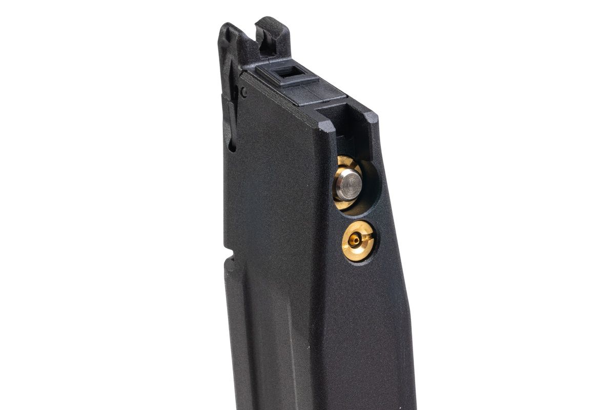 TTI Airsoft Tokyo Marui HI-CAPA エアソフトガスマガジン（40発、CNCアルミニウム / アルミ製） - ブラック