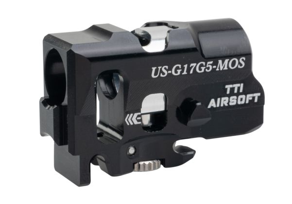 TTI Airsoft SRC G17 Gen5 MOS GBBシリーズ インフィニティ 一体型(いったいけい) フルCNC TDC ホップアップチャンバー - BK