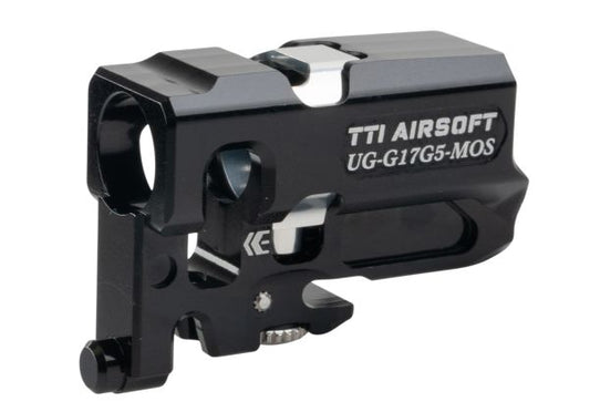 TTI AIRSOFT GHK G17 Gen5 MOS GBB エアソフト インフィニティ 一体型(いったいけい) フルCNC TDC ホップアップチャンバー - BK