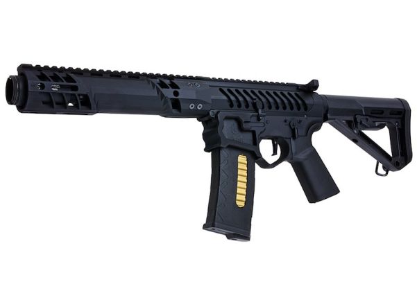 EMG F1 FIREARMS SBR C7M GBB エアソフト ライフル - ブラック (APS 製)