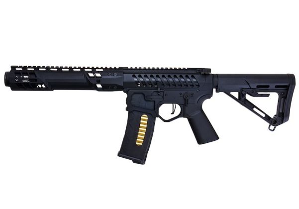 EMG F1 FIREARMS SBR C7M GBB エアソフト ライフル - ブラック (APS 製)