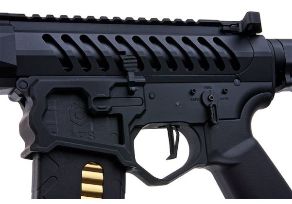 EMG F1 FIREARMS SBR C7M GBB エアソフト ライフル - ブラック (APS 製)