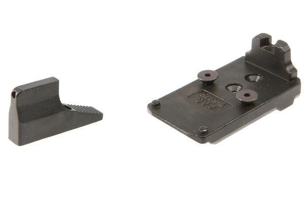 ACTION ARMY AAP01 GBB エアソフトガン フロントサイトセット & RMR アダプターー (スチール)