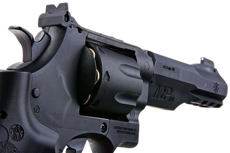 UMAREX スミス & ウェッソン M&P R8 6MM CO2 エアソフト リボルバー - ブラック (WINGUN 製)