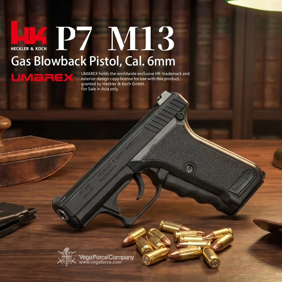 UMAREX / VFC HK P7M13 ガスブローバック エアソフトガン (UM3T-P7M13-BK01)