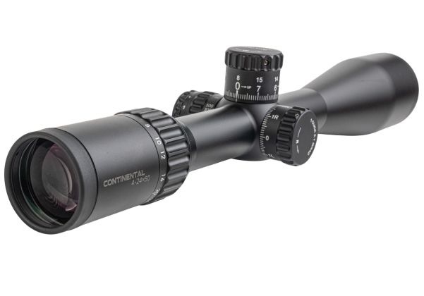 Vector Optics コンチネンタル x6 4-24x50 ARI ライフルスコープ ロングレンジ - ブラック
