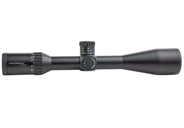 Vector Optics コンチネンタル x6 4-24x50 ARI ライフルスコープ ロングレンジ - ブラック
