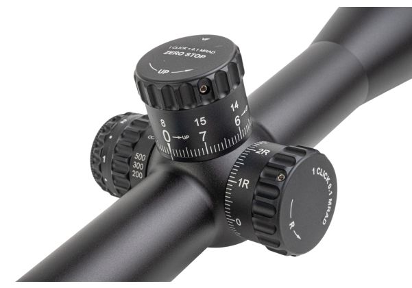 Vector Optics コンチネンタル x6 4-24x50 ARI ライフルスコープ ロングレンジ - ブラック
