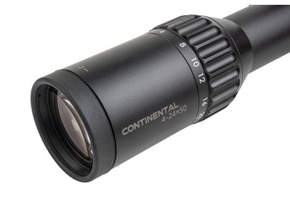 Vector Optics コンチネンタル x6 4-24x50 ARI ライフルスコープ ロングレンジ - ブラック
