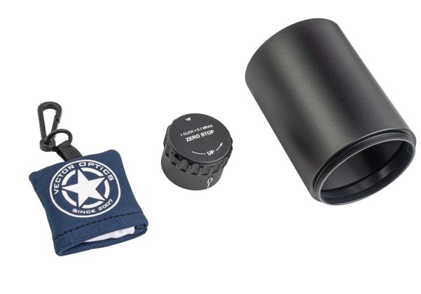 Vector Optics コンチネンタル x6 4-24x50 ARI ライフルスコープ ロングレンジ - ブラック
