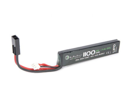 WE LIPO バッテリー 7.4V 1100MAH (20C) スティックタイプ | サバゲー 装備
