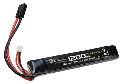 WE LIPO バッテリー 7.4V 1200MAH (20C) スティックタイプ